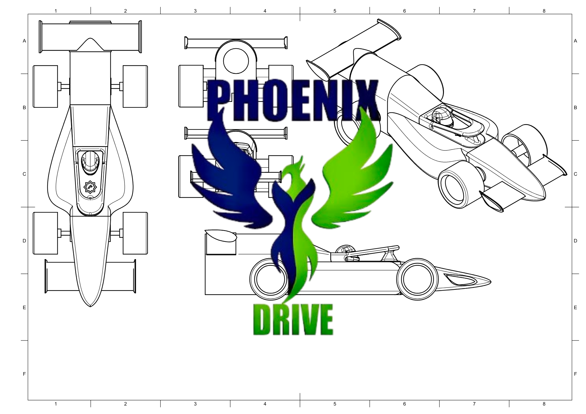 Car Engineering Drawing 1